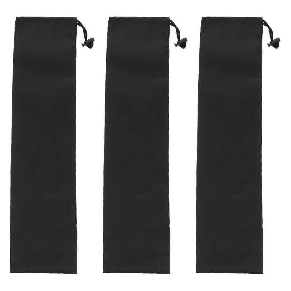 Oxford Cloth Tent Pole Bag for Storage 3Pcs with Drawstring Closure