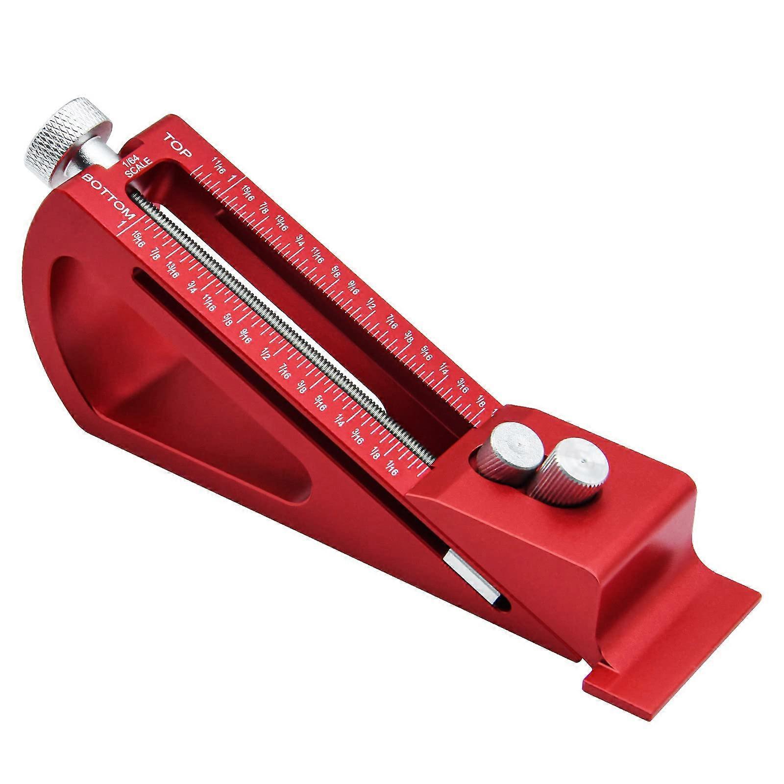 Woodworking Height Gauge with Quick Adjustment, Precision Aluminum Router Table Setup Block