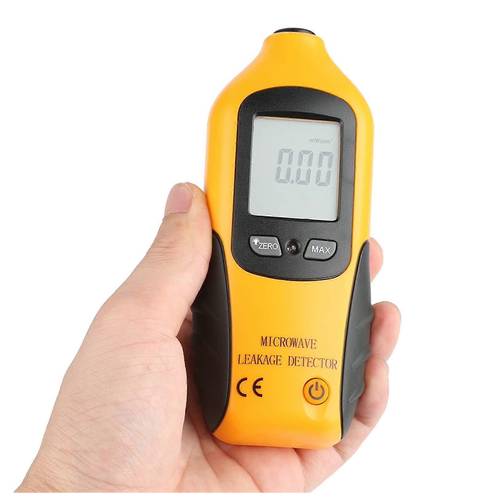 Microwave Leakage Detector  Precision Radiation Meter with Backlit LCD Display HTM2