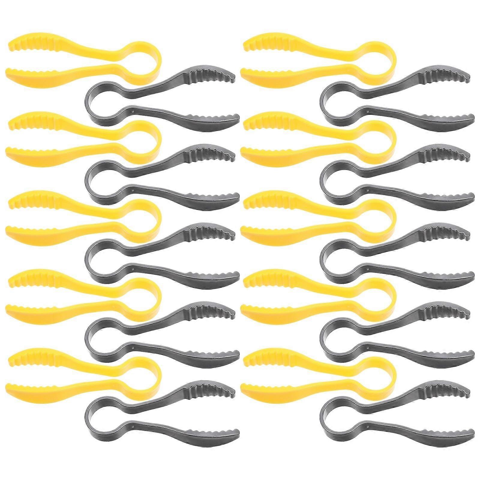 20Pcs Children Plastic Tweezers for Educational Experiments Use