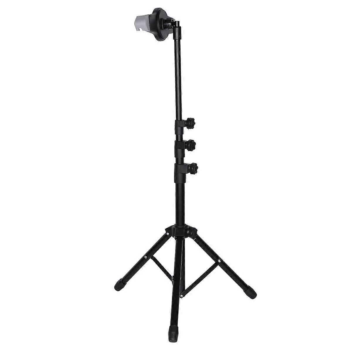 Adjustable Tablet Stand Universal Retractable Rotating Mount Holder Tripod for 7 to 12 Inch Tablets Black Triangular Base Stable Hold 1Pcs