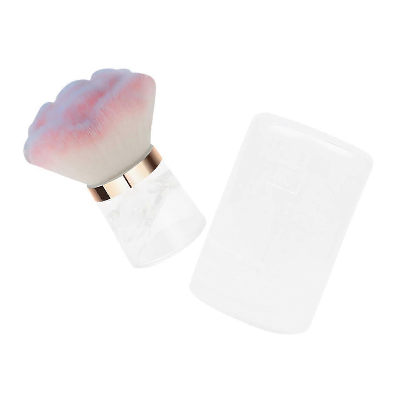 Nail Dust Brush Flower Shaped Soft Bristles for Precise Manicure and Even Powder Application