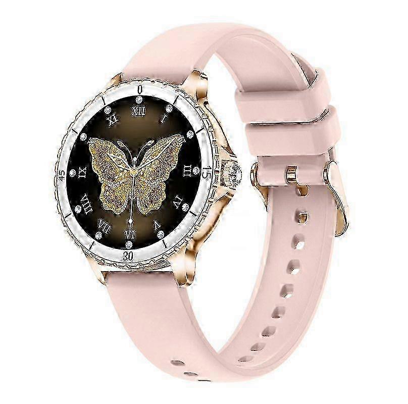 2025 Smartwatch AMOLED de 1,27 polegadas com rastreador de saúde para mulheres (ouro rosa)