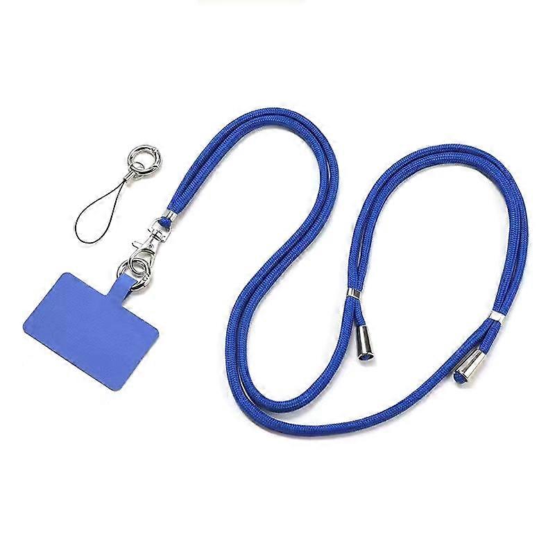 Polyester Phone Lanyard Adjustable 5mm Neck Strap Crossbody Cell Phone Strap with Patch