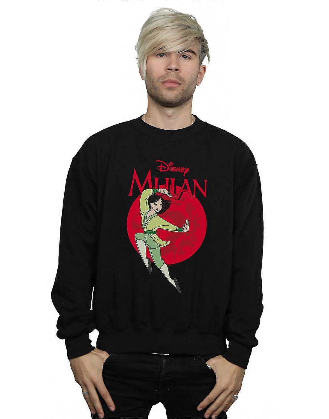 Disney Men's Mulan Dragon Circle Sweatshirt