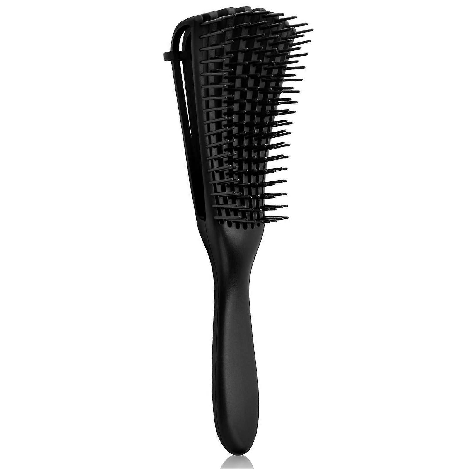 Adjustable pitch hair curling comb