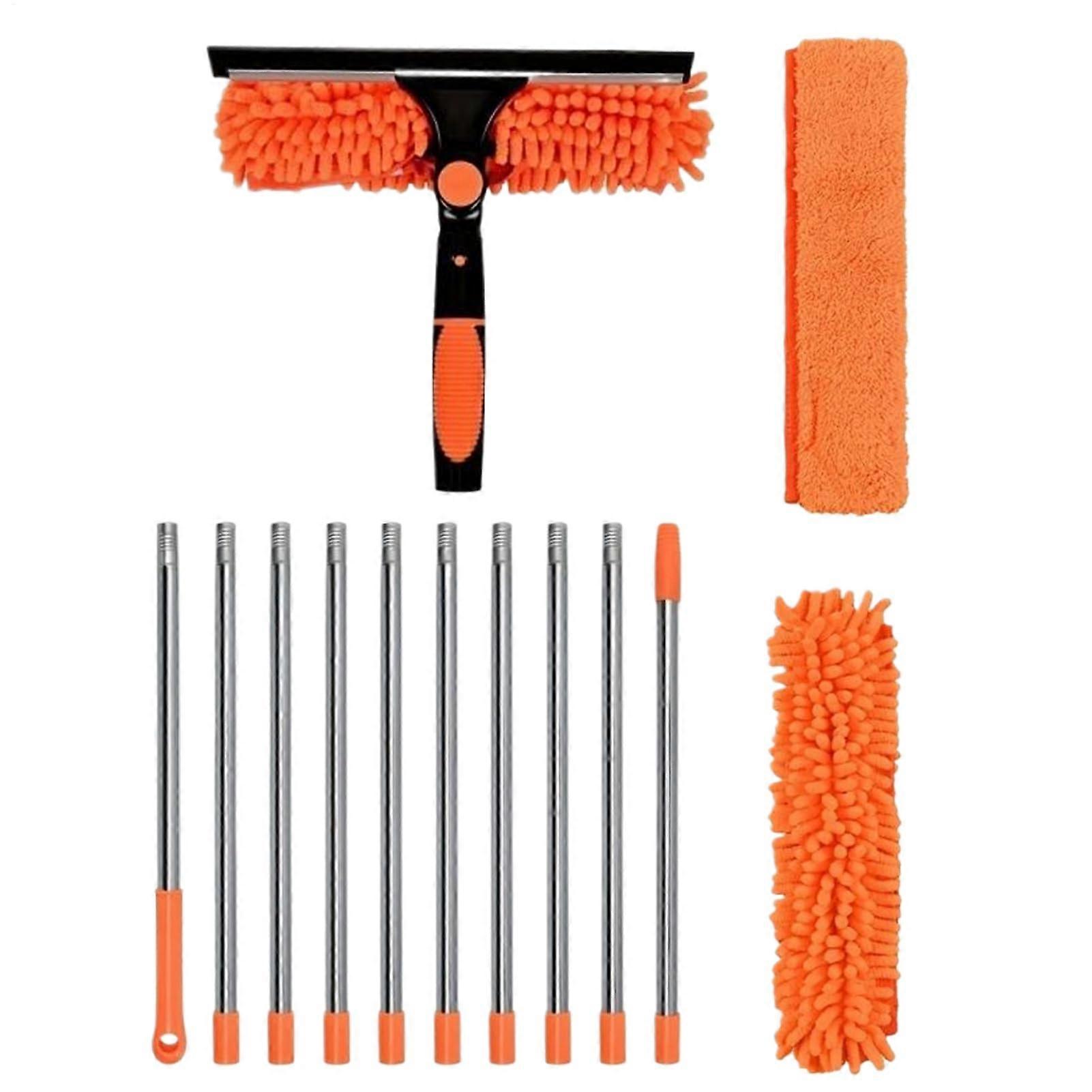 Telescopic Duster with Adjustable Long Handle, Washable Microfiber for  Ceilings and Fans
