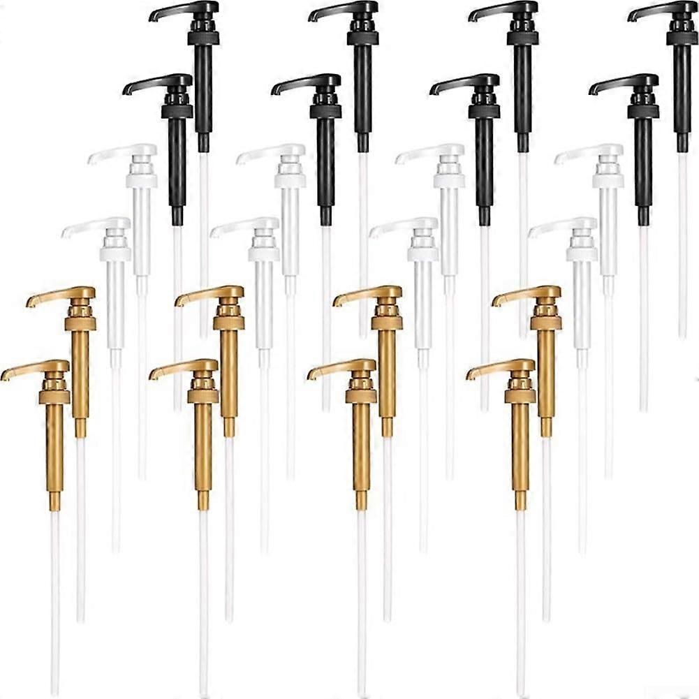 Syrup Pump Dispenser 28/400 Thread with Accurate 10cc Portion Control for Kitchen and Restaurant