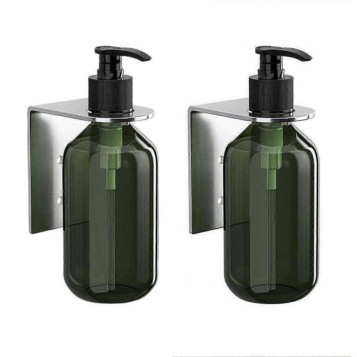 Wall Mounted Soap Dispenser 300ml Refillable for Bathroom Kitchen Home Cafes Schools, 2PCS