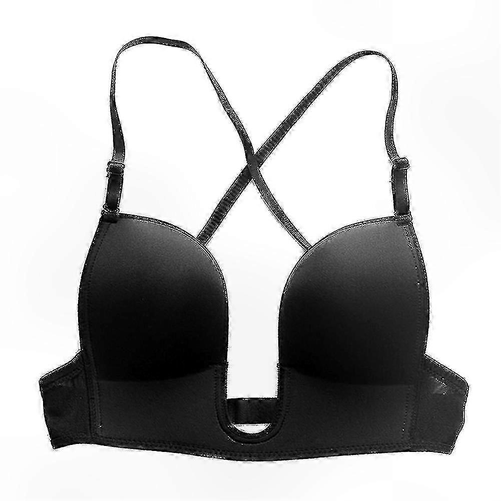 Low Back Plunge Bra with Padding for Women Underwear Essentials