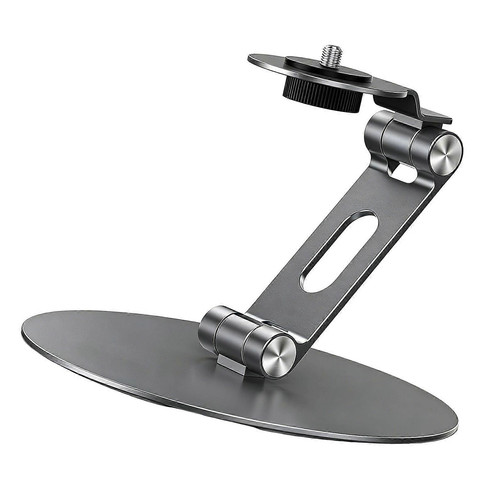 Portable Foldable 360 Degree Rotating Projector Stand Metal Mount Universal 1/4 Thread Mount for Easy Angles Adjustment Multicolor