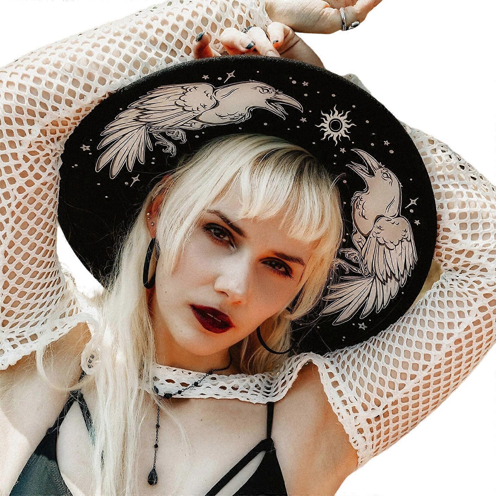 Multi Purpose Gothic Hat Designed for Gothic Enthusiasts and Creative Artists Serving as Costume Props Multicolor