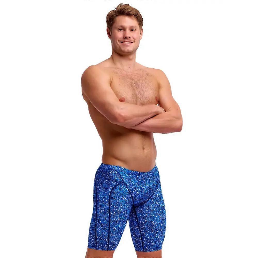 Funky Trunks Pebbles Swim Training Jammer - Blue