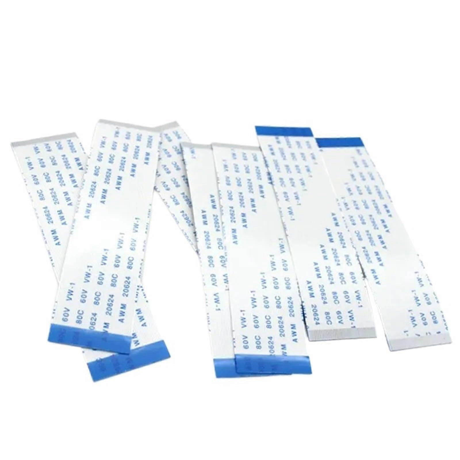 10Pcs 0.5mm Pitch FPC Flexible Flat Cable A Type 80mm 34 Pin Easy Installation for Electronics