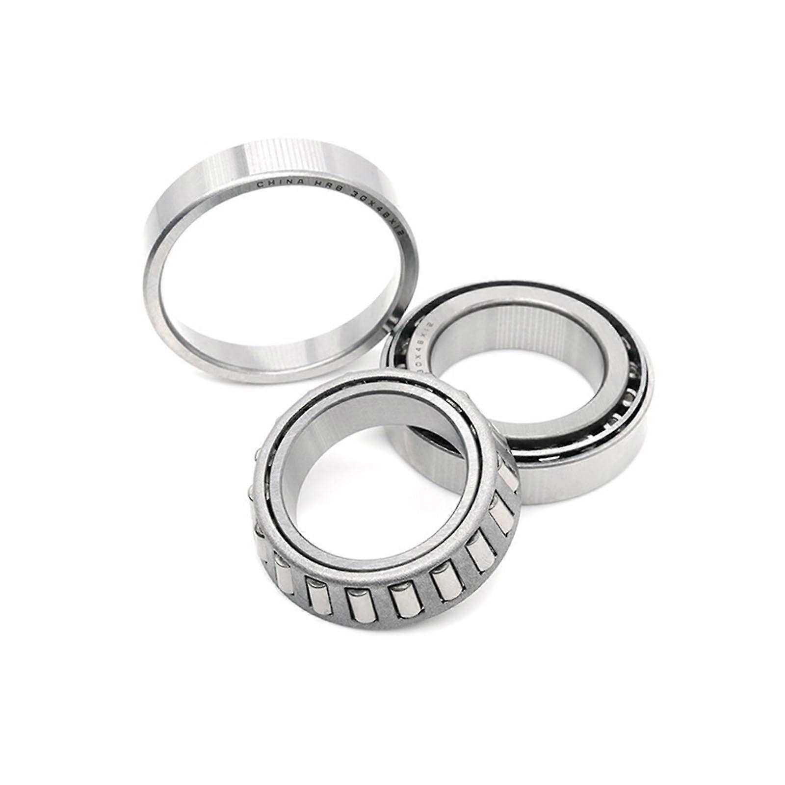 Steering Head Bearing Set 30x48x12mm 4Pcs for Motorcycle Steering Stem Smooth Precision Control