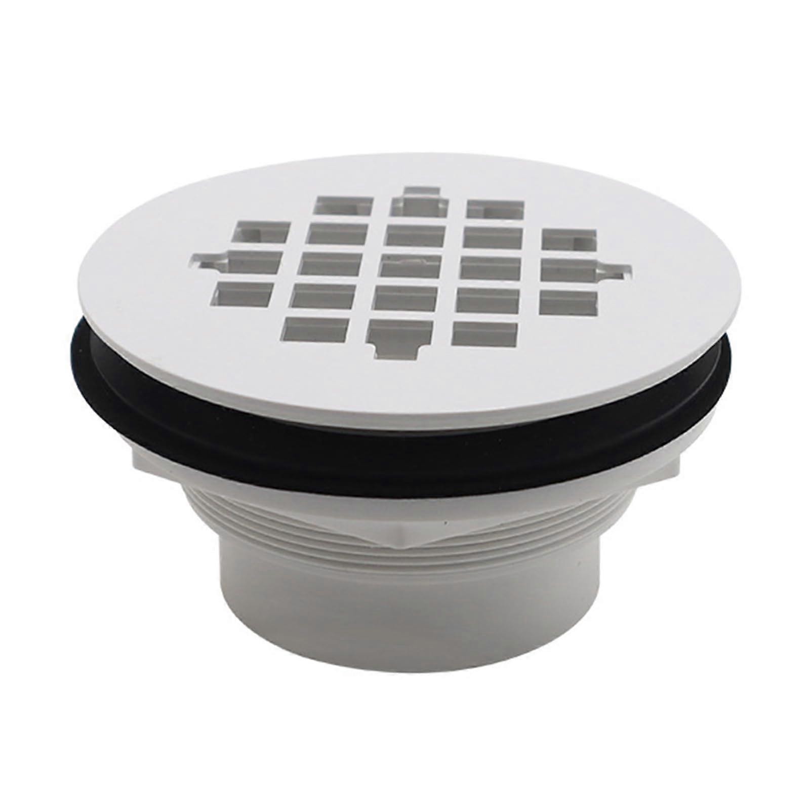 Odor Resistant Shower Drain with Easy Installation for Bathroom and Kitchen, Durable Plastic