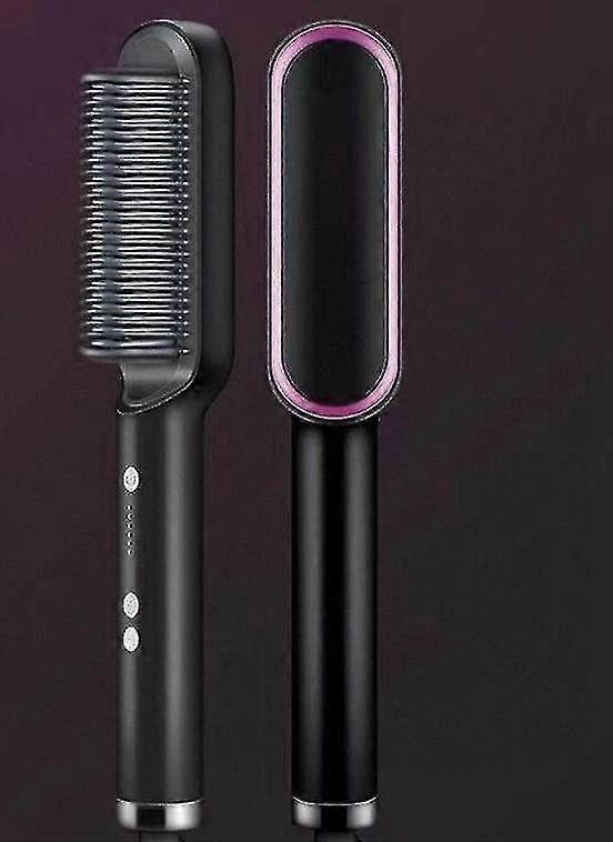 Peigne lisseur noir mat