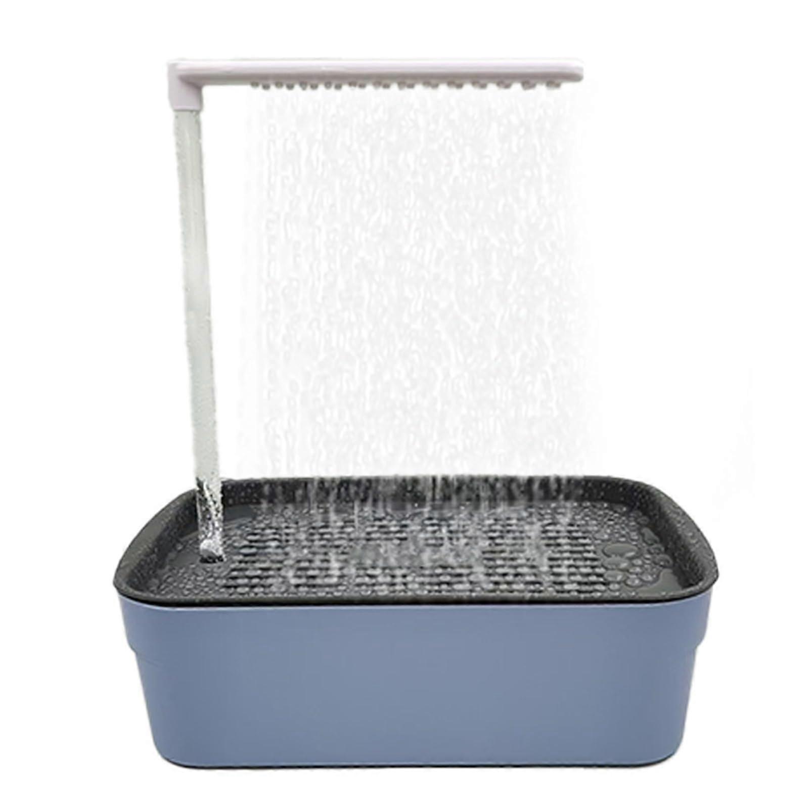 Parrot Bath with Water Circulation, Easy Install Bird Bath for Cage, Comfortable Parrot Bathtub