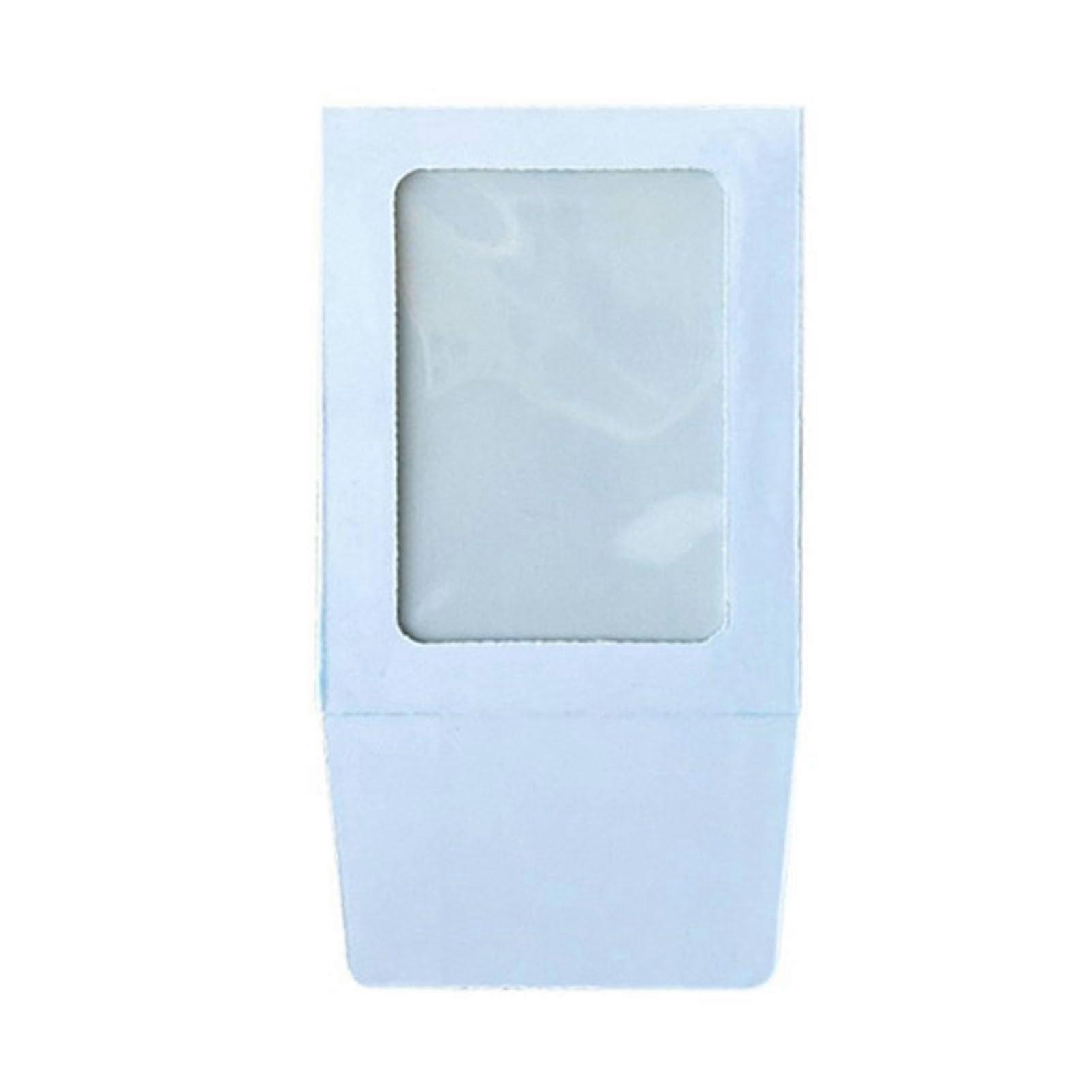 Baseball Card Sleeves Transparent Standard Size with Secure Envelope Flap and Blue Accent