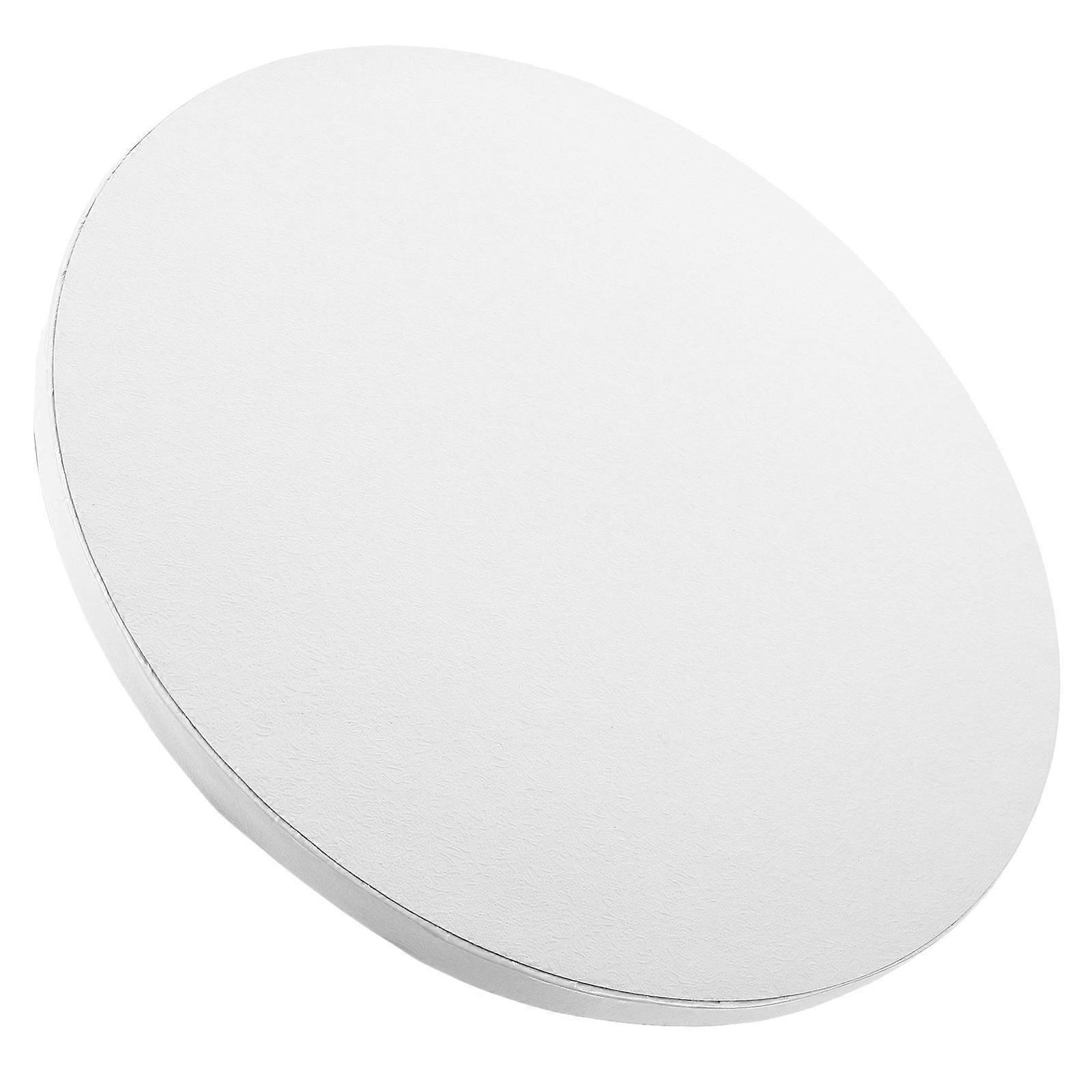 Paper Cake Drum Round Base for Dessert Display White