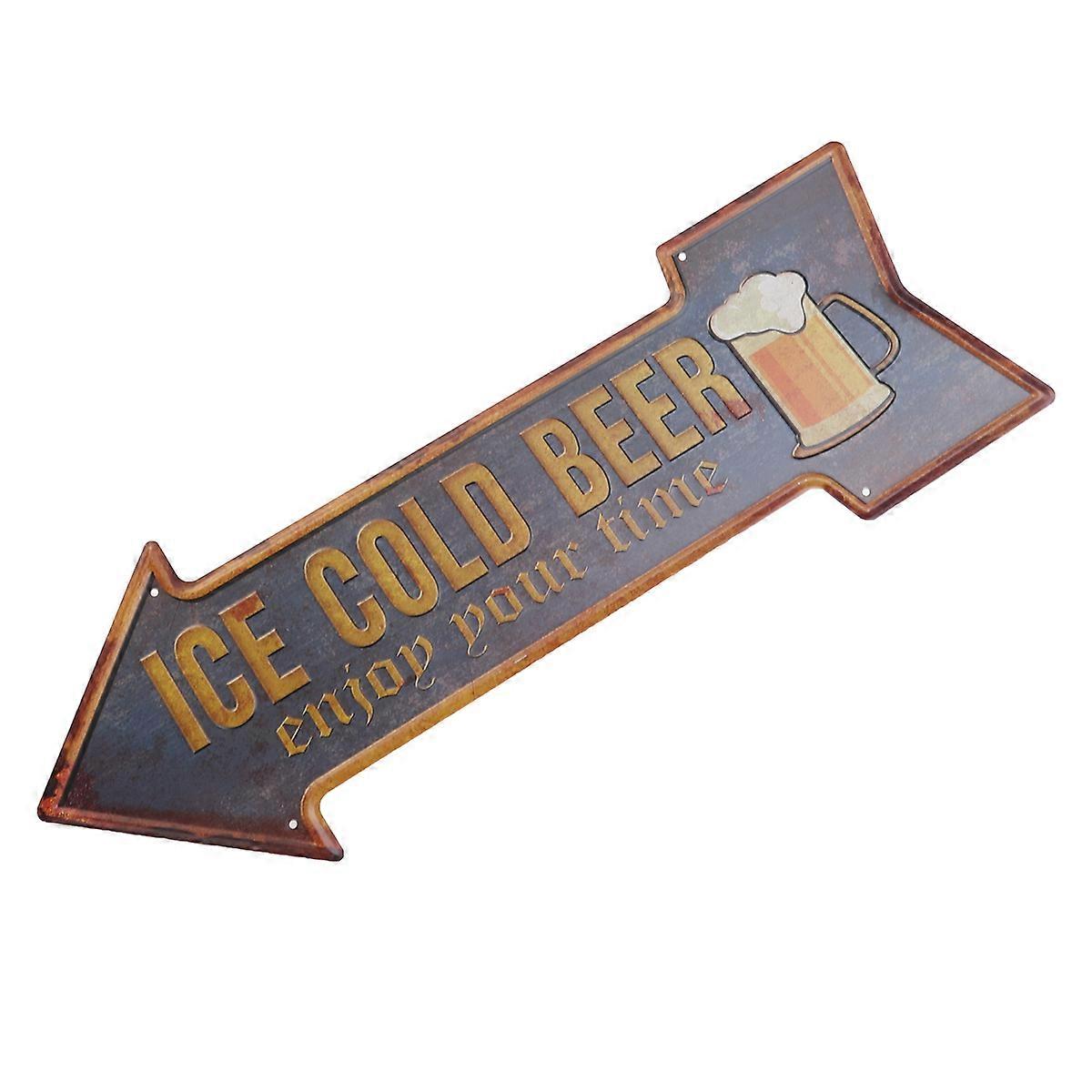 Retro Indicator Tag for Decoration Creative Iron Exit Sign