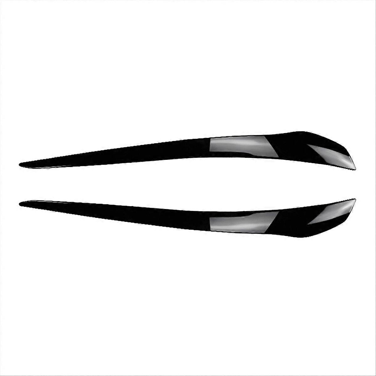 Gloss Black Headlight Eyebrow Sticker Trim for E92 E93 10-12