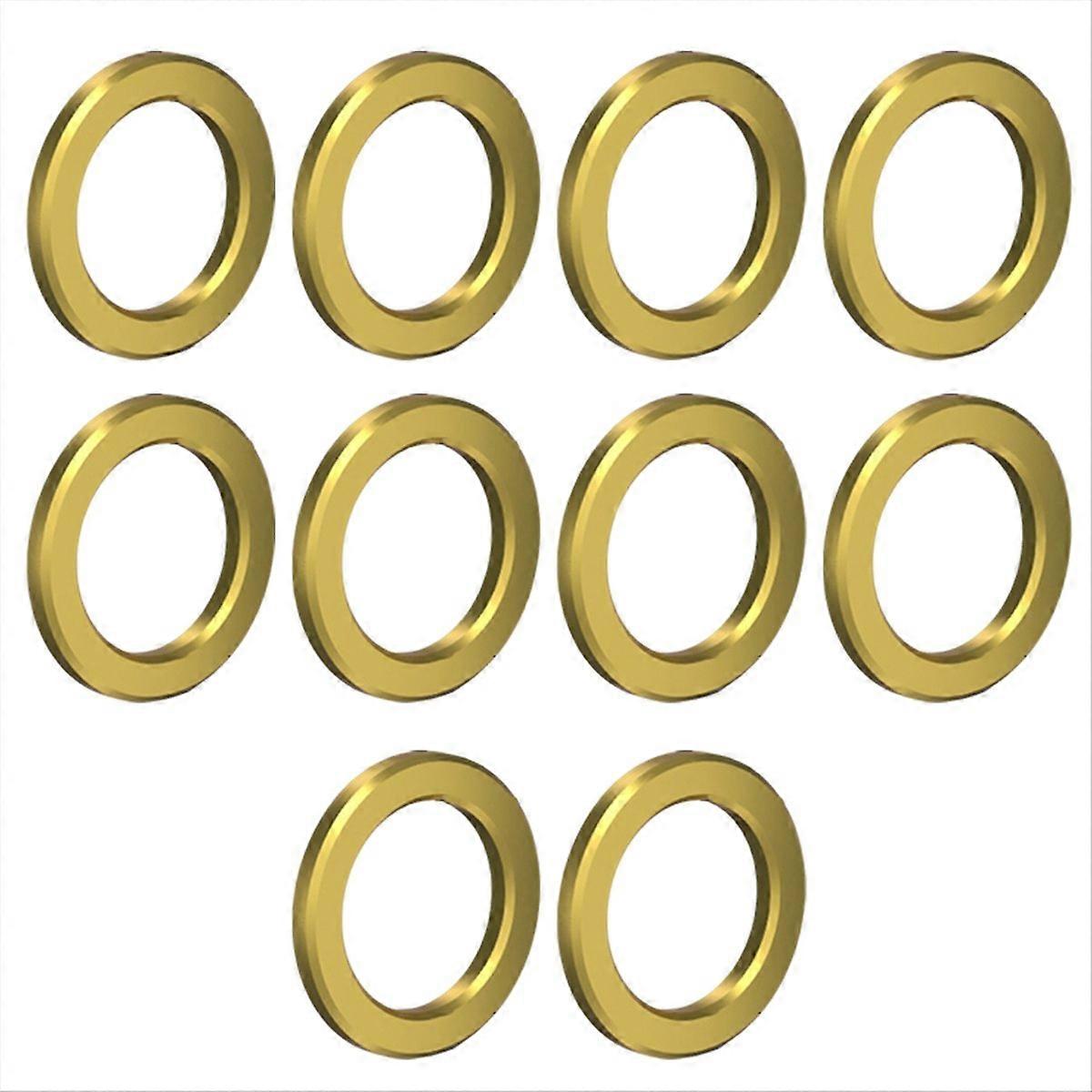 10pcs M6 Bicycle Titanium Flat Washer Universal Golden