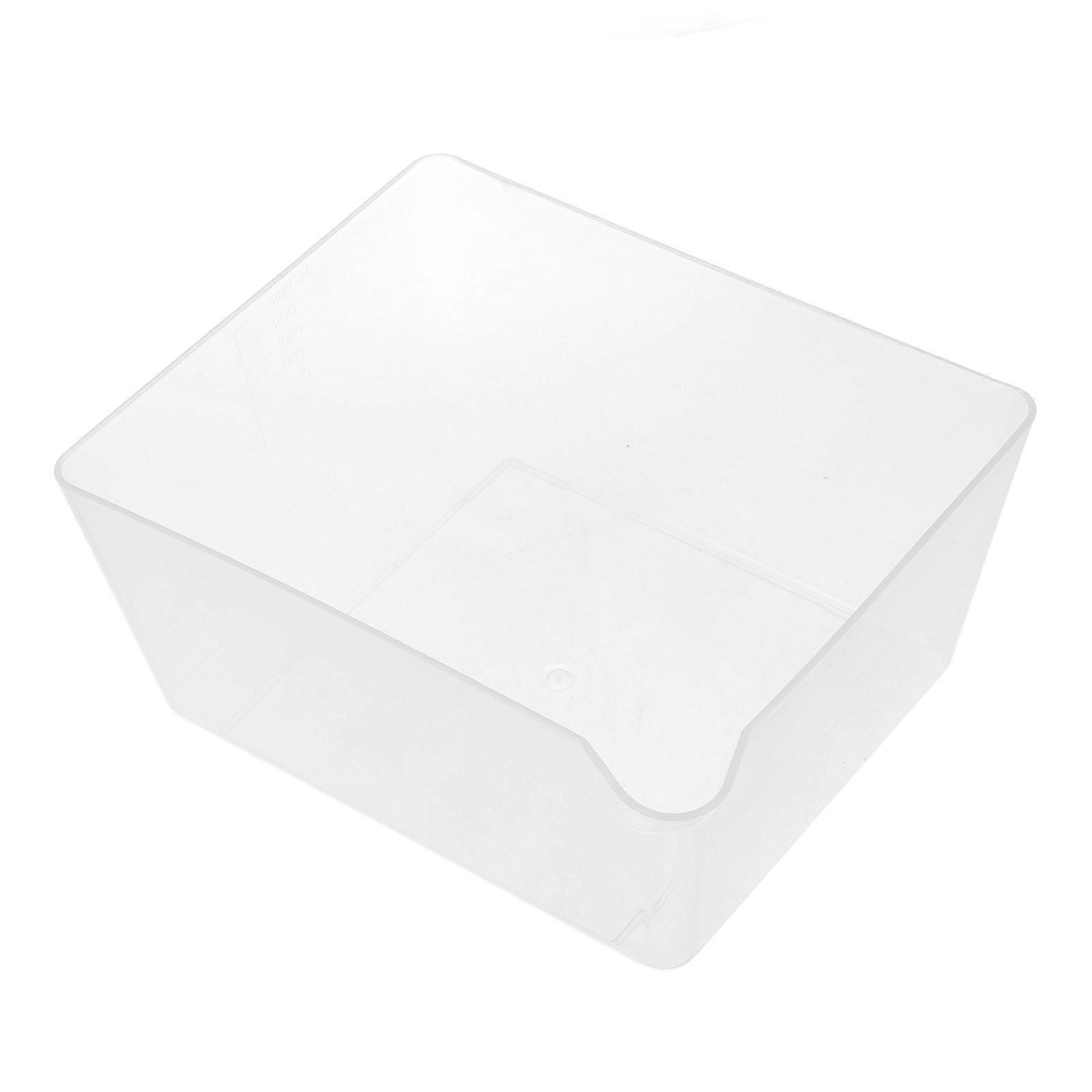 Food Scale Tray for Kitchen Use Transparent Plastic Tray