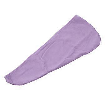 Hair Dry Wrap Microfiber Head Wrap for Fast Hair Drying Purple