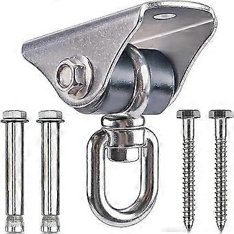 Quiet Swing: 360 rotating ring, easy installation, anti-rotation design, industrial-grade hardware, heavy-duty rotary joint - stainless steel.