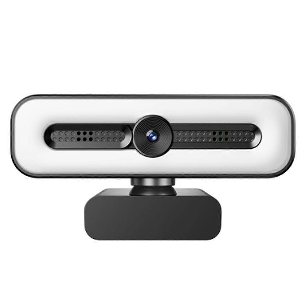 Webcam 4K com foco automático e microfone para streaming em PC/laptop