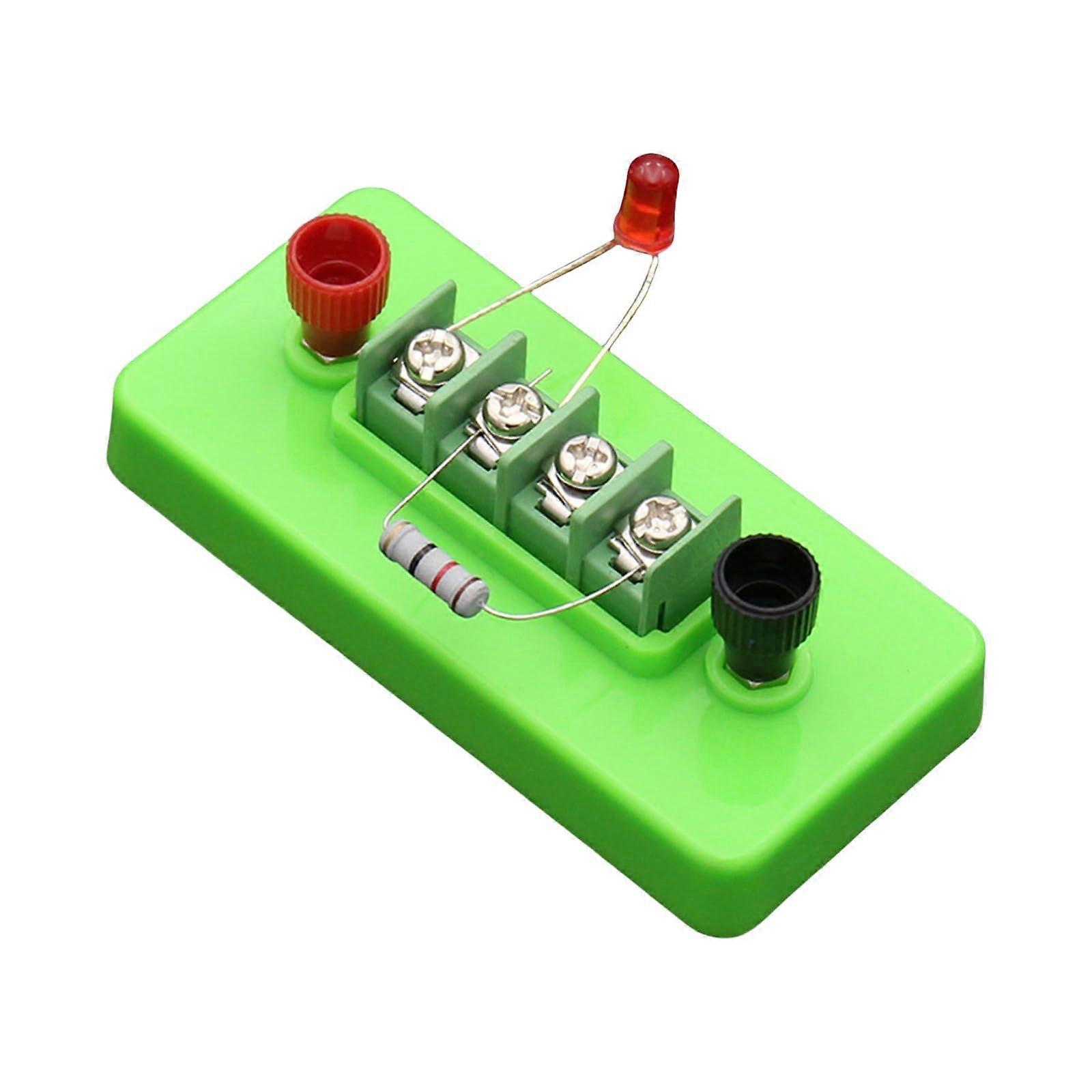 Physics Experiment Kit with Wire Barrier Terminal Block, STEM Electrical Circuit Learning Toy