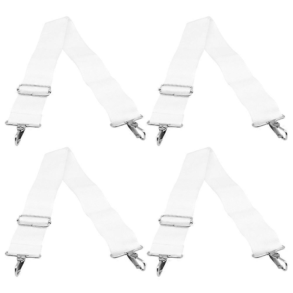 Nylon Snare Drum Strap Adjustable for Marching Band 4Pcs Replacement