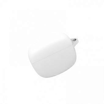 Protective case for JBL TUNE215TWS headphones with carabiner, White Color: Blanco MC1
