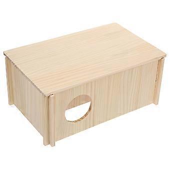 Søtt hamstergjemmested, khakifarget, innendørs lekeplass, soveseng, slitesterkt design, 1 sett