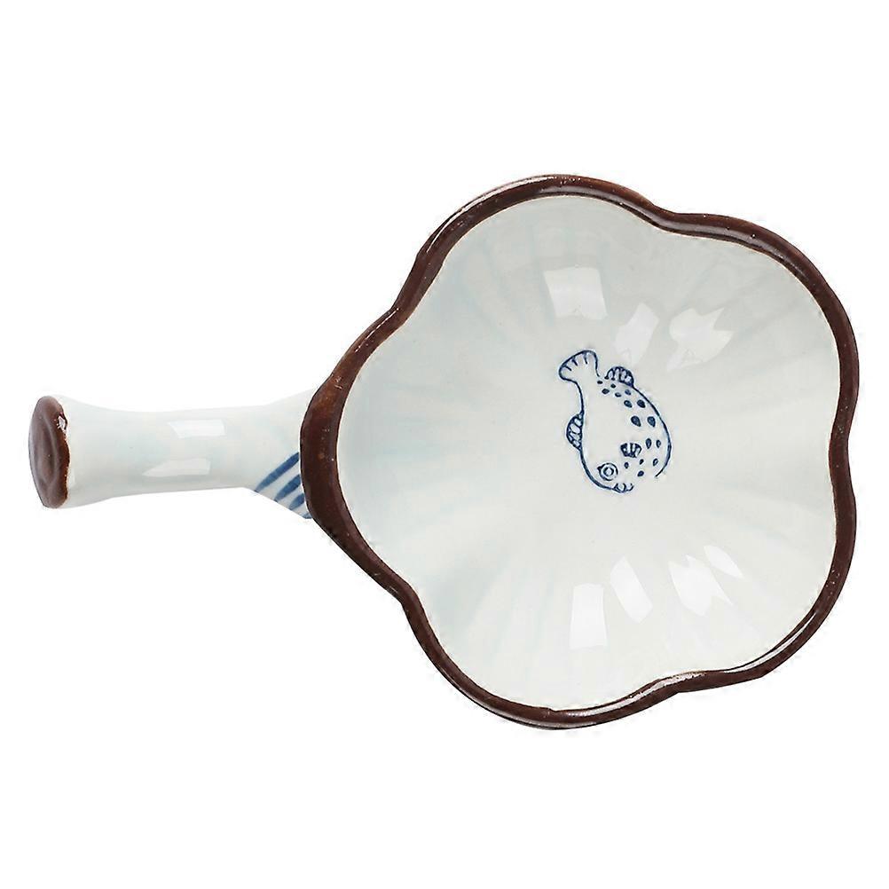 Ink Dish Ceramic Ink Dish for Storage Use Assorted Color 1Pcs