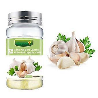 Cápsulas e gomas de nutrição macias com extrato suave de óleo de alho natural, 100 unidades.
