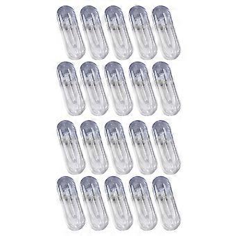 20PCS Contact Lenses Applicator Wearing Tool with Tweezers and Remover Suction Cup Stick Set for Convenience Travel Use  Transparent