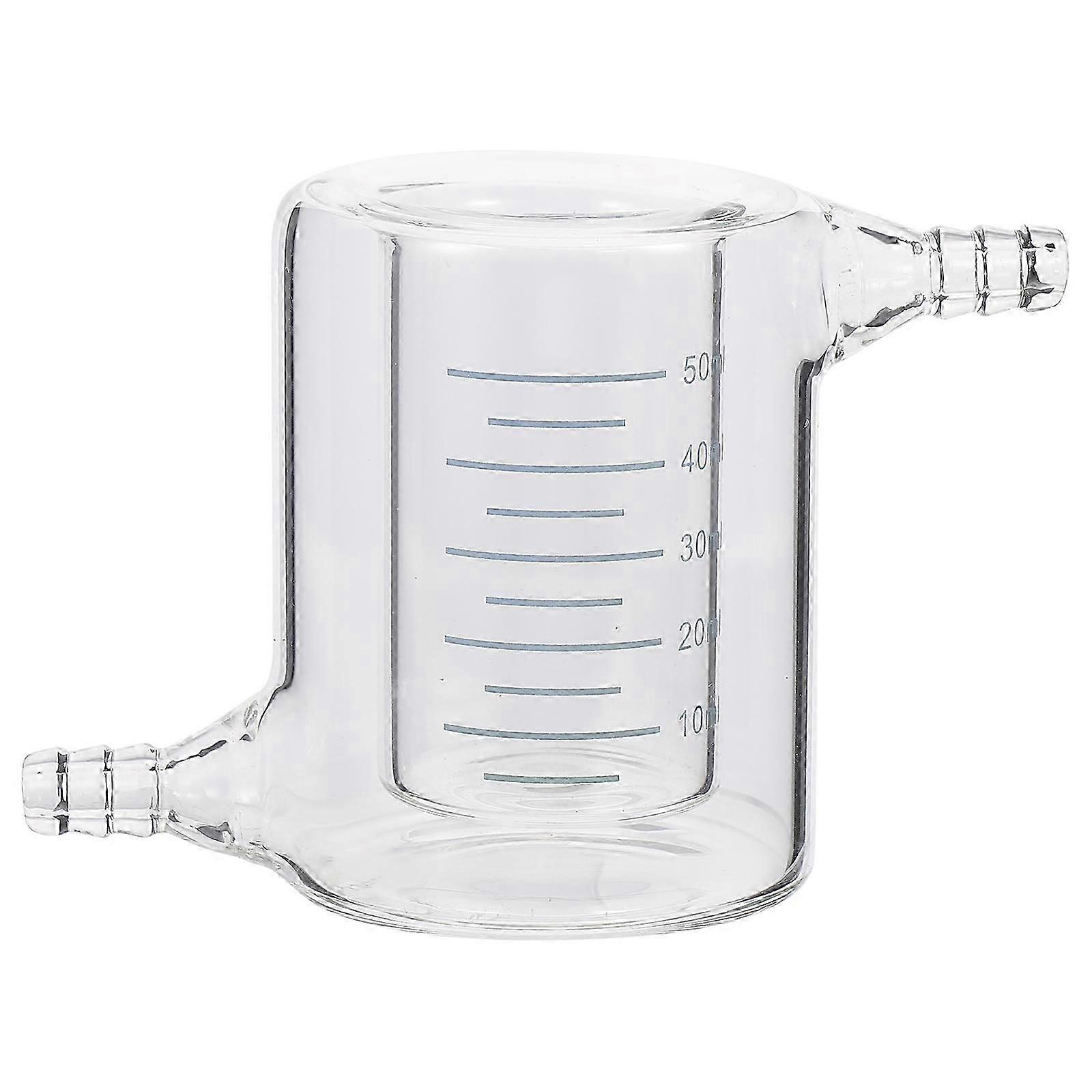 Laboratory Jacketed Beaker for Experiments 1Pcs Double Layer Borosilicate Glass