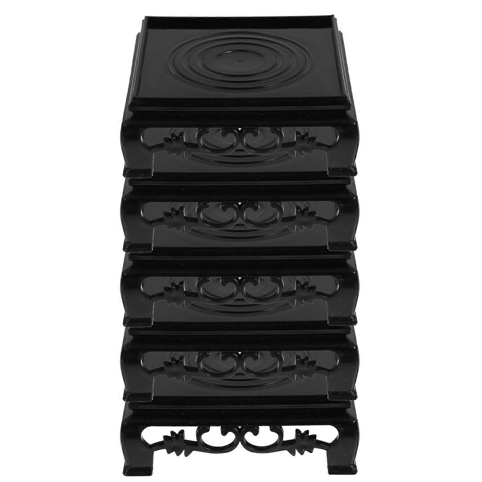 Plastic Plant Riser Bowl Display Stand for Storage 5Pcs