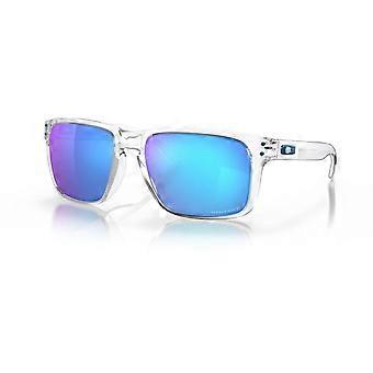 Okulary przeciwsłoneczne męskie Oakley Holbrook XL 0OO9417-0759 / polerowane, przezroczyste/Prizm Sapphire z polaryzacją / jeden
