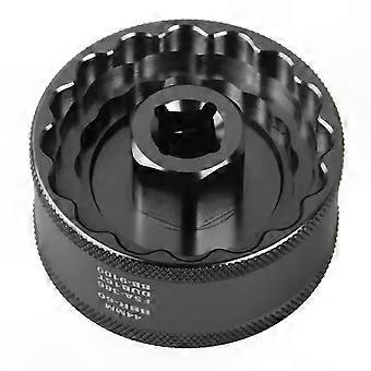 Conjunto de ferramentas universal para remoção de movimento central, compatível com movimentos centrais de pressão e roscados, extrator de rolamentos e kit de instalação para bicicletas.
