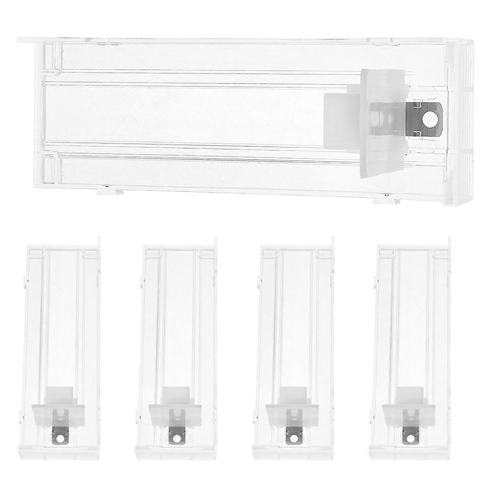 5Pcs Plastic Automatic Shelf Pusher for Efficient Retail Display