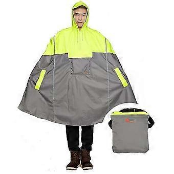 NEU Leichter Fahrrad-Regenponcho Fahrrad Kapuzen-Regenmantel Regencape Duarable Atmungsaktiv und wasserproo