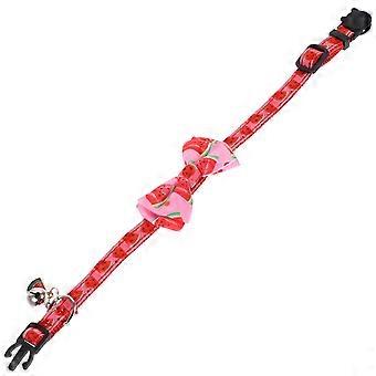 Wear-Resistant Cat Collar with Bow for Outdoor Kitten Collar 3Pcs