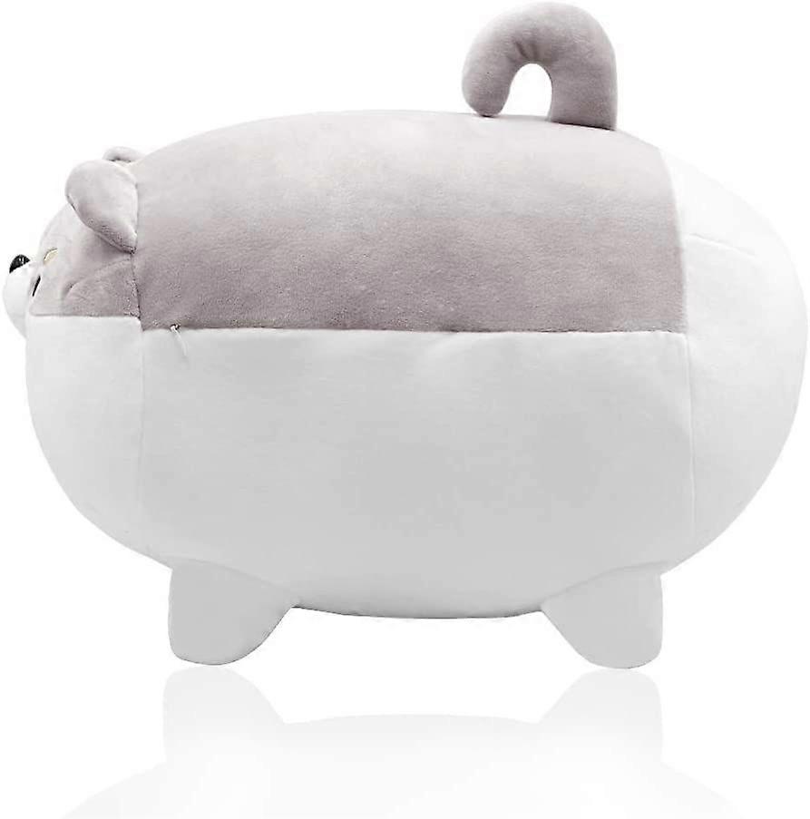 OUKEYI Animal en peluche Shiba Inu - Jouet en peluche pour chien - Anime Corgi Kawaii - Oreiller en peluche Shiba Inu - Cadeau pour fille et garçon