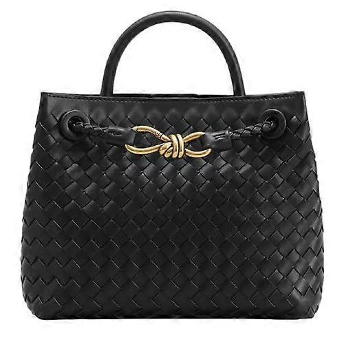 Where's That From Woven Leather Tote Bag