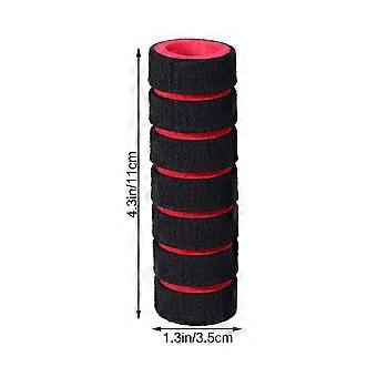 2 Pair Handlebar Cover Handle Bar Grips Sponge Non-Slip Handle Grips for Bike Racing Motorcycle (Red)