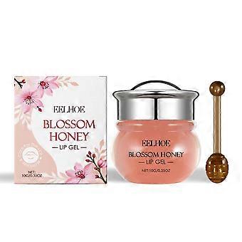 EELHOE Cherry Blossom Sleep Lip Gel, Cherry Honey Lip Balm Brightening Lip Skin Moisturizing Lip Care