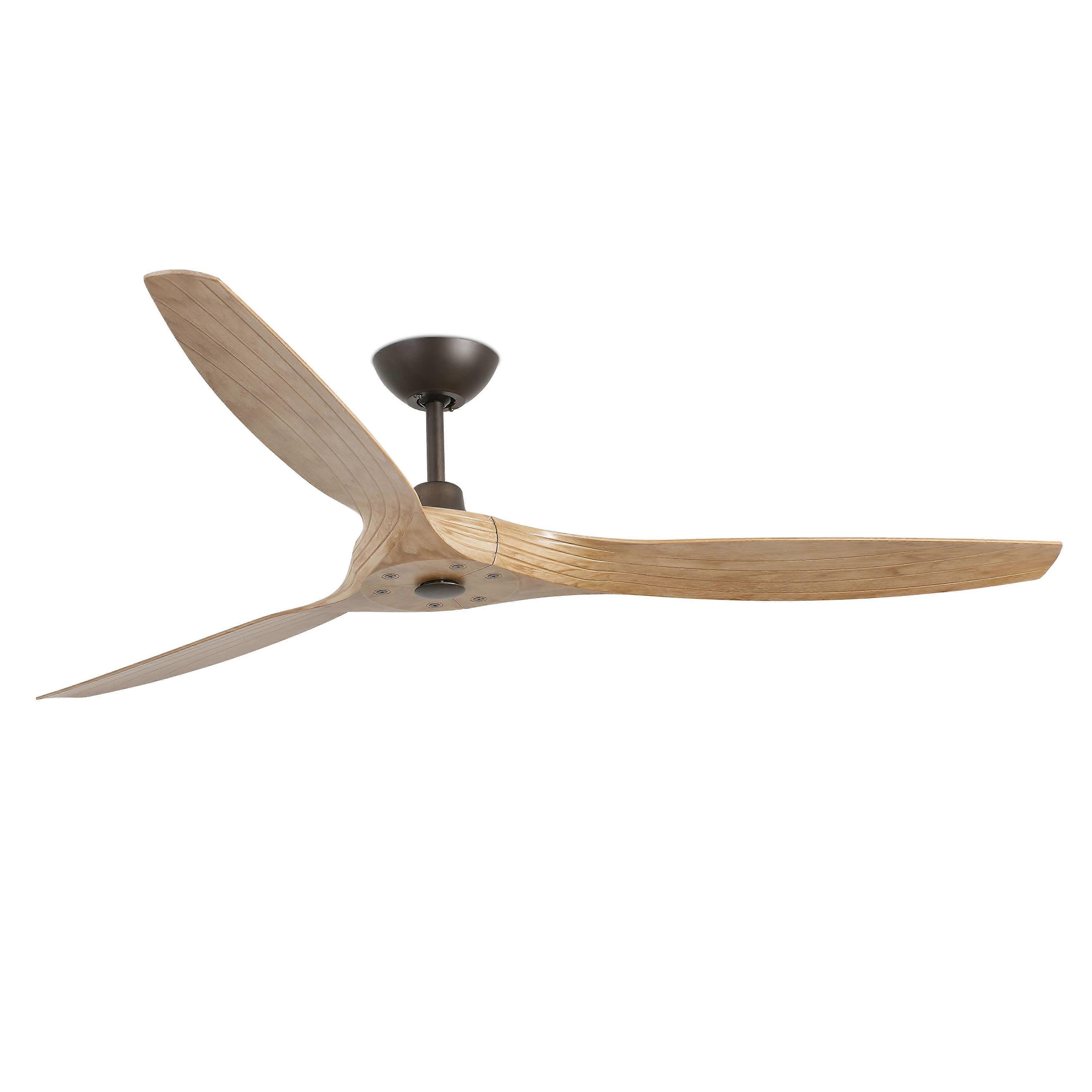 DC Ceiling Fan Morea Pine 152cm / 60" with Remote